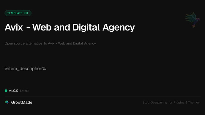 Avix - Web and Digital Agency