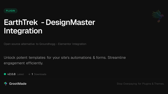 EarthTrek - DesignMaster Integration