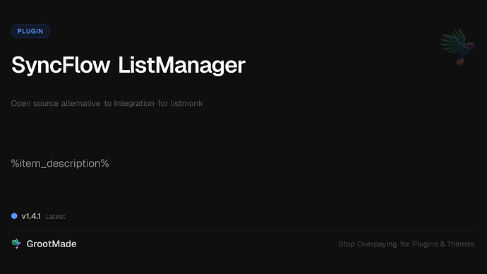 SyncFlow ListManager