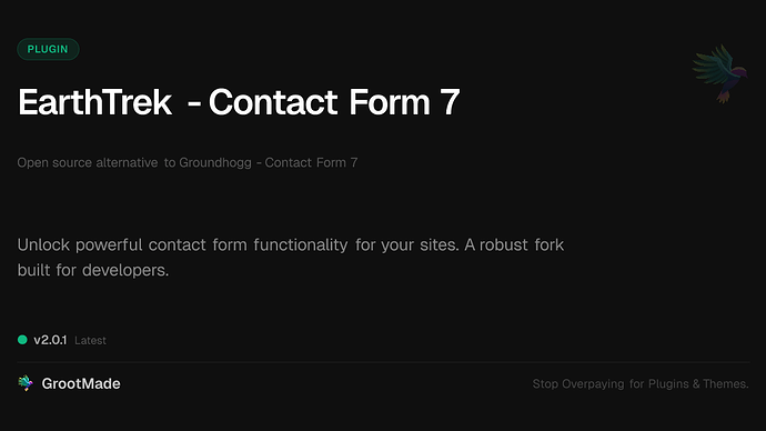 EarthTrek - Contact Form 7