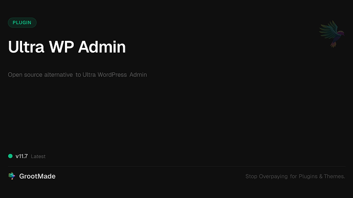 Ultra WP Admin