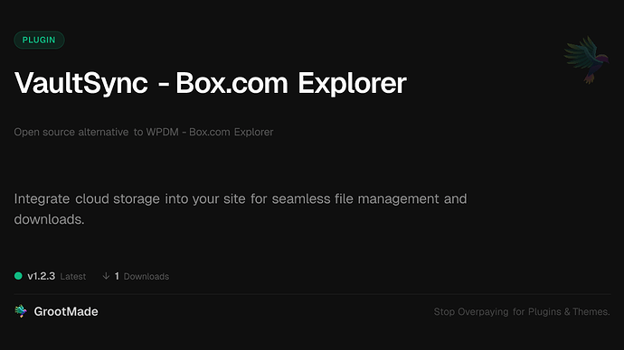 VaultSync - Box.com Explorer