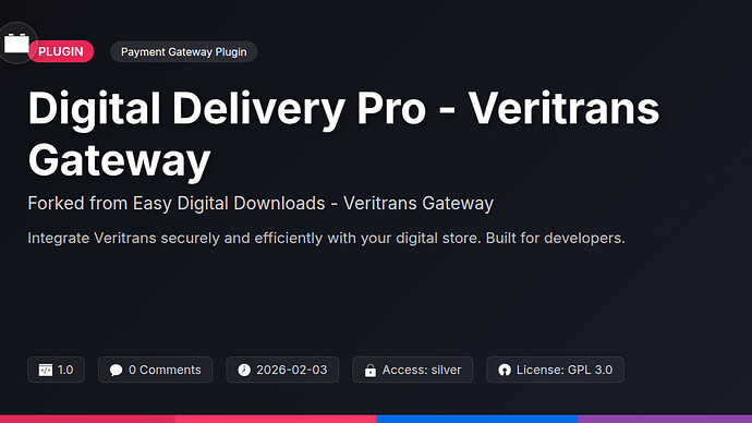 Awesome Downloads - Veritrans Gateway