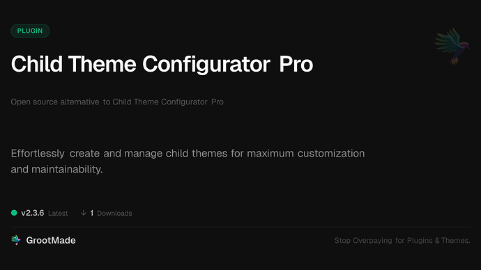 Child Theme Configurator Pro