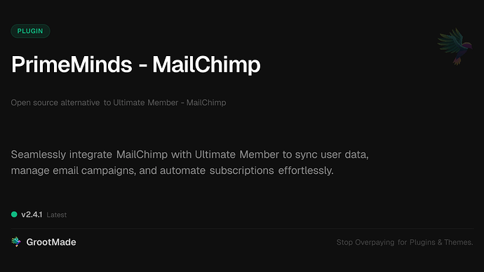 PrimeMinds - MailChimp