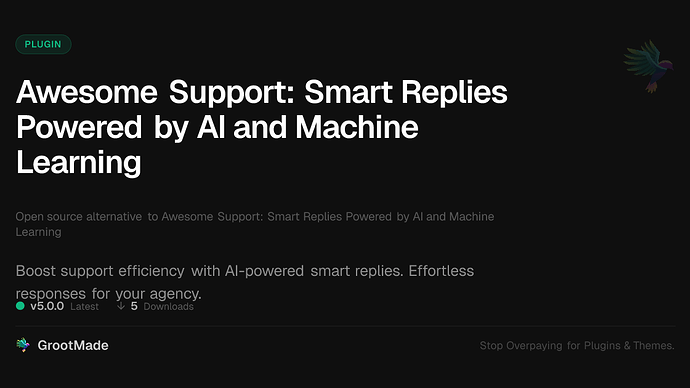 Awesome Support: Smart Replies Powered by AI and Machine Learning