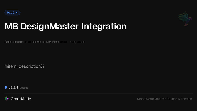MB DesignMaster Integration