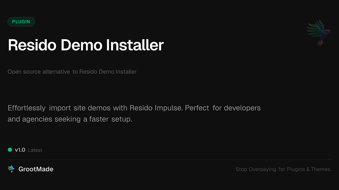 Resido Demo Installer