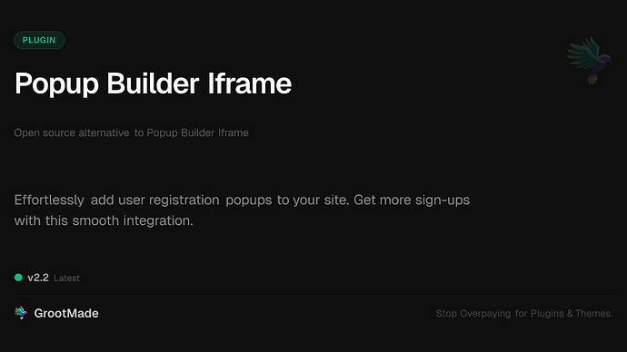 Popup Builder Iframe