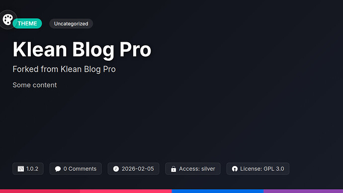 Klean Blog Pro