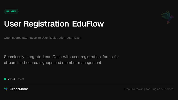 User Registration EduFlow
