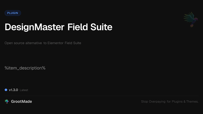 DesignMaster Field Suite