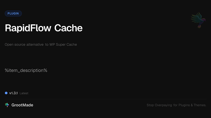 RapidFlow Cache