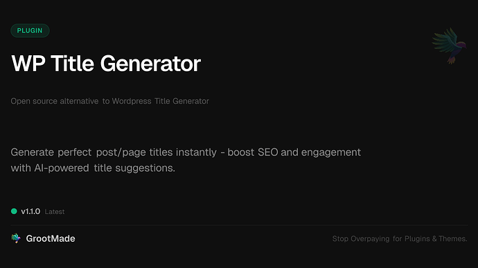 WP Title Generator