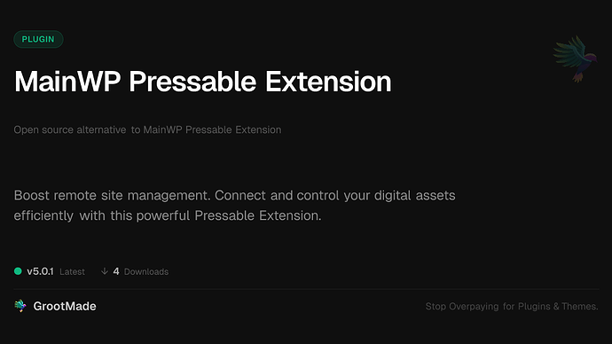 MainWP Pressable Extension