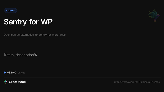 Sentry for WP