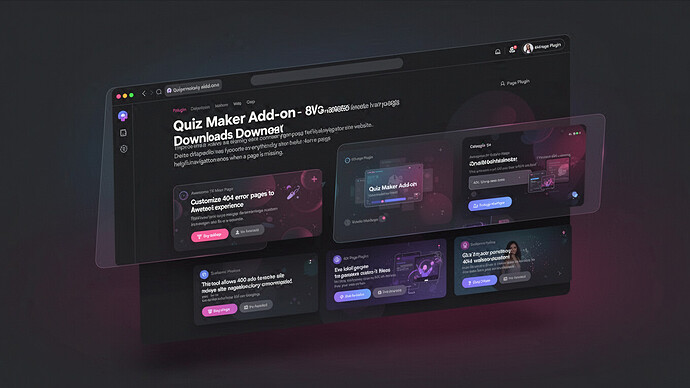 Quiz Maker Add-on - Awesome Downloads