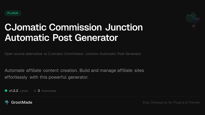 CJomatic Commission Junction Automatic Post Generator