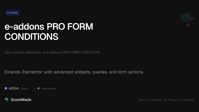 e-addons PRO FORM CONDITIONS
