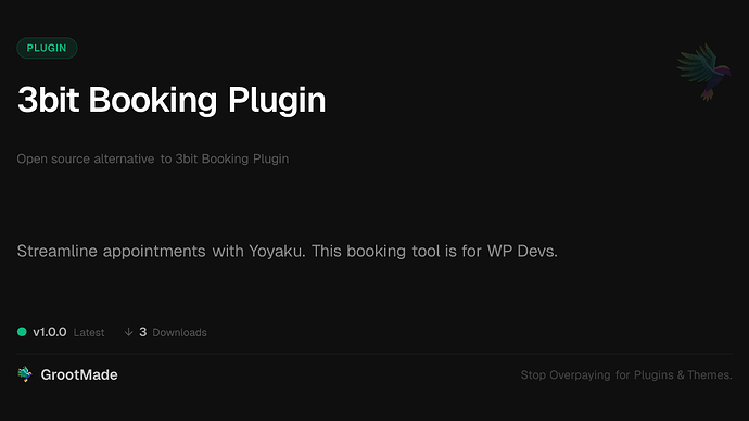 3bit Booking Plugin