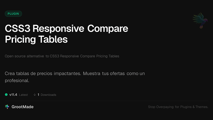 CSS3 Responsive Compare Pricing Tables