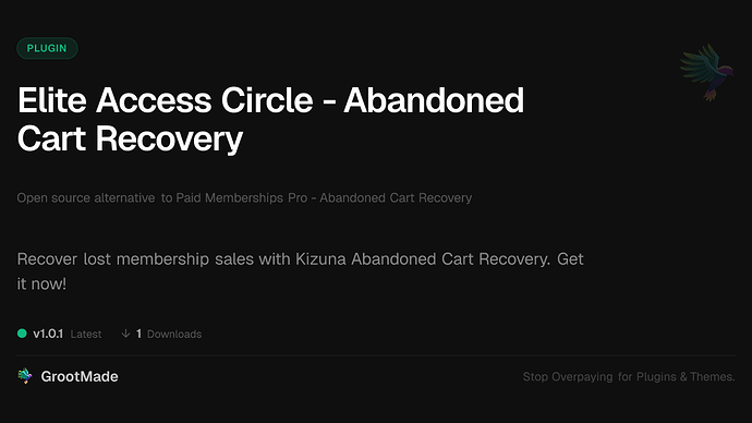 Elite Access Circle - Abandoned Cart Recovery