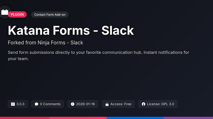 Basstracker Forms - Slack