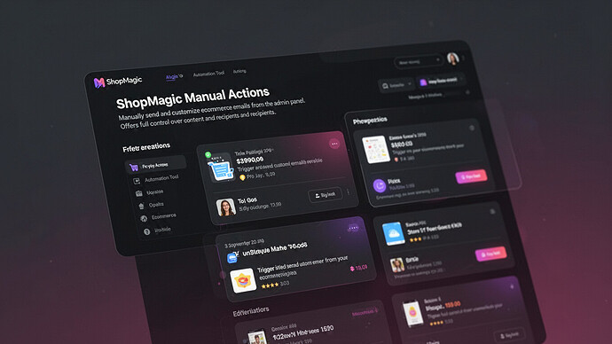 ShopMagic Manual Actions