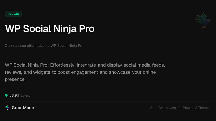 WP Social Ninja Pro