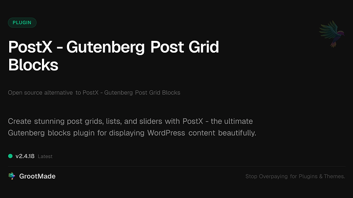 PostX - Gutenberg Post Grid Blocks