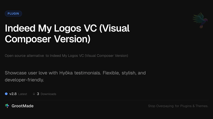 Indeed My Logos VC (Visual Composer Version)