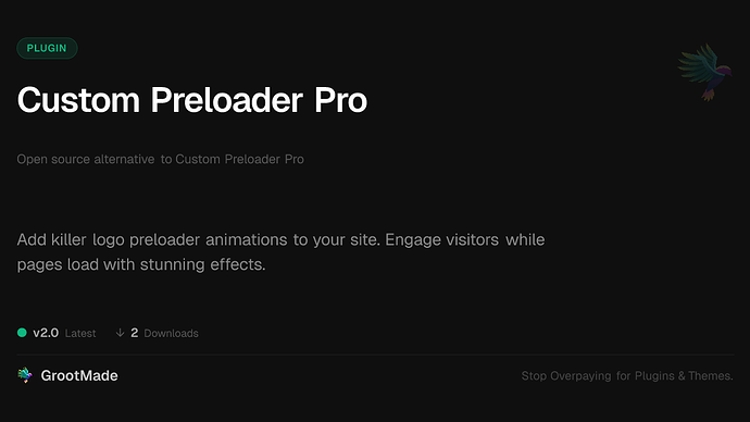 Custom Preloader Pro