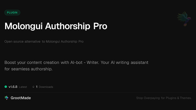 Molongui Authorship Pro