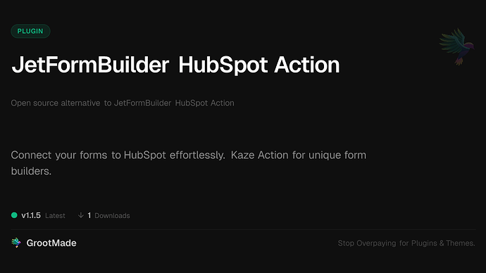 JetFormBuilder HubSpot Action