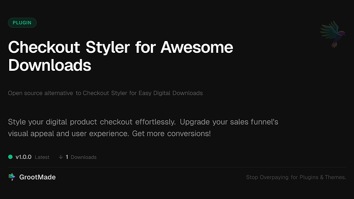 Checkout Styler for Awesome Downloads