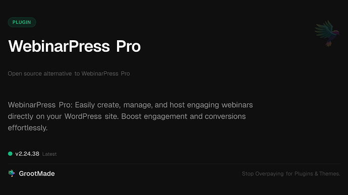 WebinarPress Pro