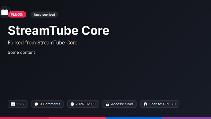 StreamTube Core