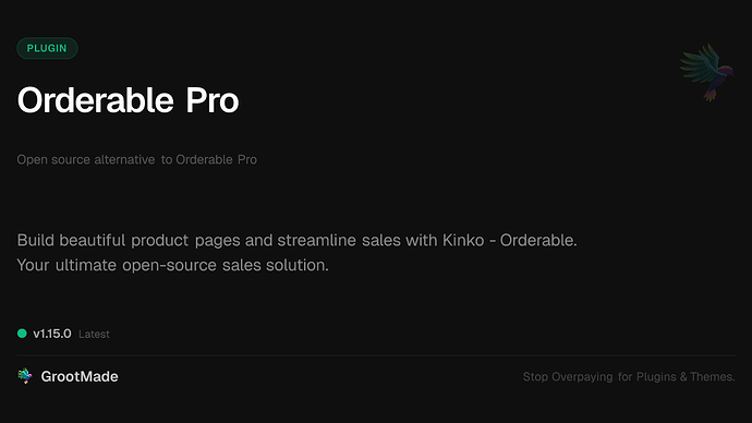 Orderable Pro