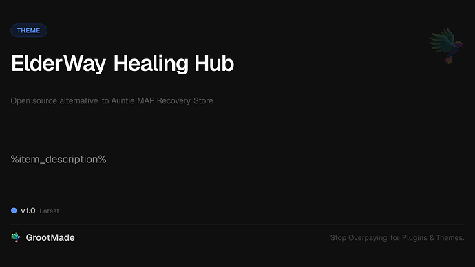 ElderWay Healing Hub