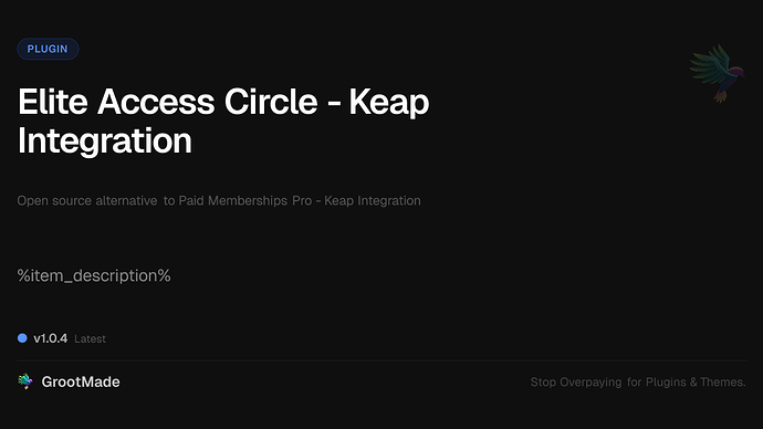 Elite Access Circle - Keap Integration