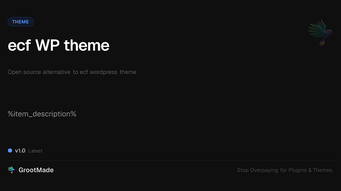 ecf WP theme