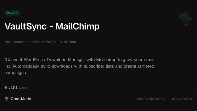 VaultSync - MailChimp