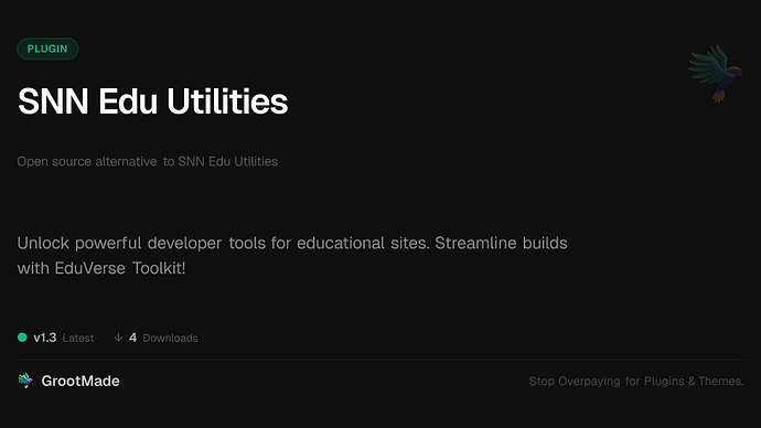 SNN Edu Utilities