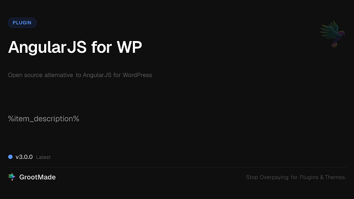 AngularJS for WP