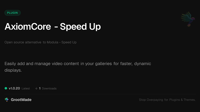 AxiomCore - Speed Up