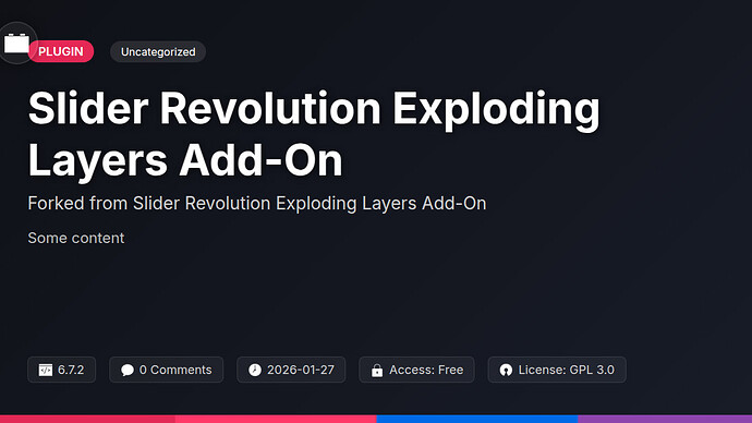 Slider Revolution Exploding Layers Add-On