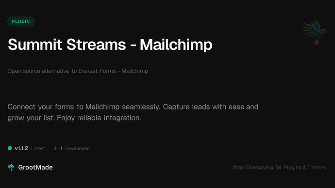 Summit Streams - Mailchimp
