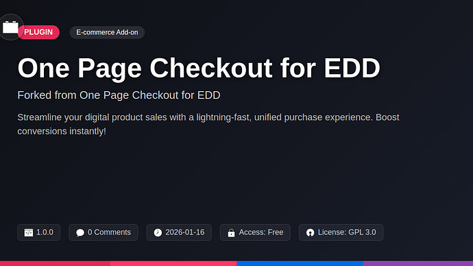 One Page Checkout for DeftDock
