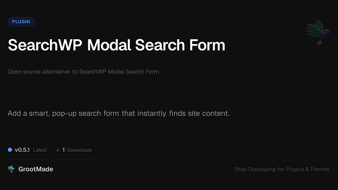 SearchWP Modal Search Form