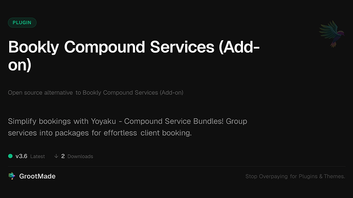 Bookly Compound Services (Add-on)